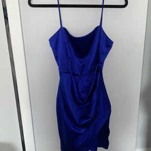 Windsor Royal Blue Silk Dress